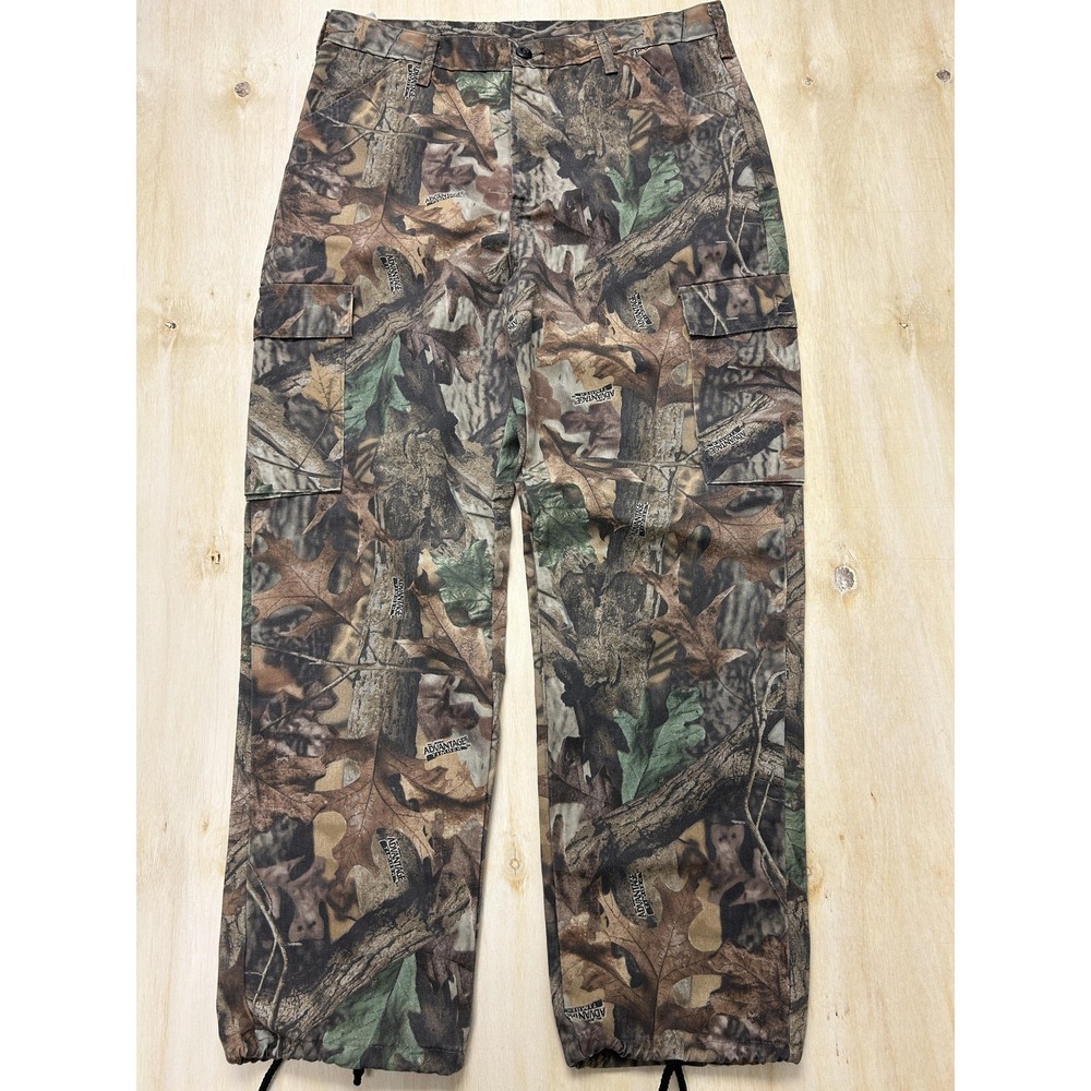 Advantage Timber Mens 32-34 Brown Camouflage Cargo Regular Fit Workwear Pants